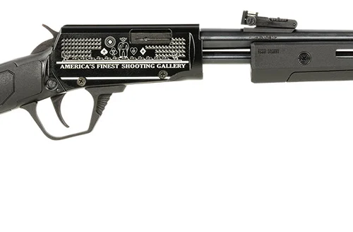 Rossi RP22181SYEN07 Gallery  Full Size 22LR 15+1, 18" Polished Black Steel Barrel, Polished Black w/Engraving Steel Receiver, Black Fixed Stock, Right Hand