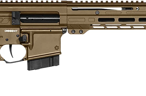 CMMG 28A490FMB Dissent MK4 22 ARC 10+1 16.10"  Midnight Bronze Cerakote Picatinny Rail Aluminum Receiver, M-LOK Handguard, Black CMMG Dissent Side Folding Stock, Zeroed Drop-In Single Stage Trigger