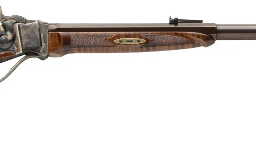 Davide Pedersoli 010S769457 1874 Old West 45-70 Gov 1rd 30" Blued Barrel, Color Case Hardened Steel Receiver, Walnut Wood Stock, Right Hand