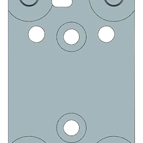 Beretta USA EUS03051 90/92  Silver, Fits Beretta 90/92, RDO Leupold Pattern Footprint Mount