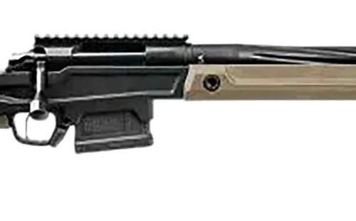 Stag Arms SABR01040002 Pursuit  6.5 Creedmoor 5+1 20" Threaded/Fluted Sporter, Black Cerakote Barrel/Rec, Tan OEM Hybrid Hunter Stock, TriggerTech Trigger, 20 MOA Scope Mount