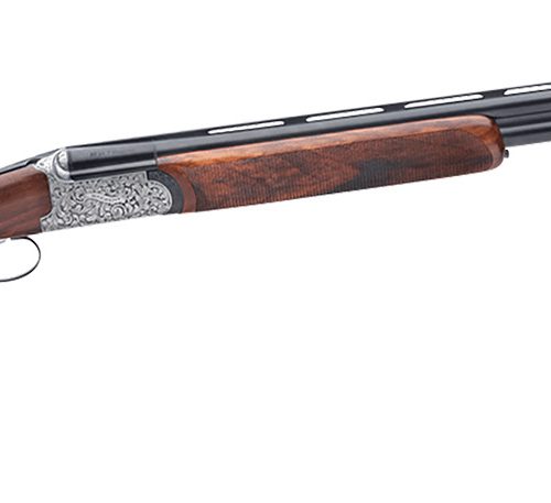 Rizzini USA 41011229 Round Body EM Full Size 12 Gauge Break Action 2rd 29" Vent Rib Barrel, Coin Anodized Silver Receiver, Fixed w/Prince of Whales Grip Grade III Turkish Walnut Stock