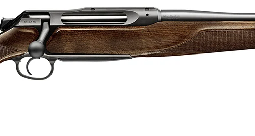 Sauer 80117094 505 Lux Full Size 308 Win 3+1 22" Matte Blued Threaded Barrel, Matte Blued Saddle Mount Steel Receiver, Grade 5 Wood Fixed Stock