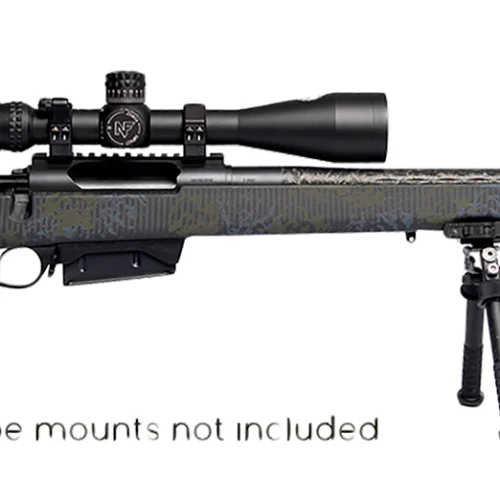 Horizon Firearms RF019C221816C20 Vandal Carbon II 22 Creedmoor 18" Black Fluted Barrel, Black Drilled & Tapped Receiver, Black Iota EKO X Carbon Fiber Stock