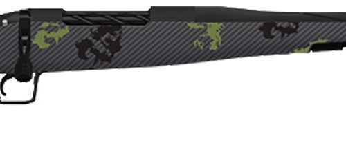 Fierce Firearms TWROG300WIN24BF Twisted Rogue 300 Win 24" Armour Lube Black Steel Threaded Barrel, Drilled & Tapped Steel Receiver, LR Negative Comb Forest Camo Carbon Fiber Stock
