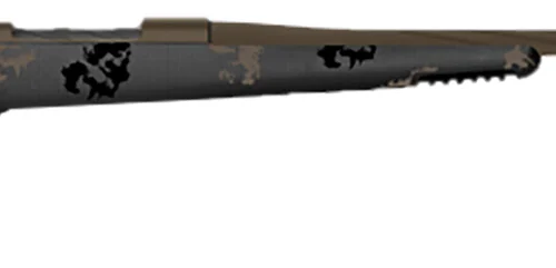 Fierce Firearms TWTROG300WIN22BT Twisted TI Rogue 300 Win 22" Black Cerakote Steel Threaded Barrel, Black Cerakote Drilled & Tapped Titanium Receiver, LR Negative Comb Trophy Camo Carbon Fiber Stock