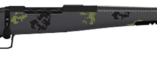 Fierce Firearms TWTROG300WIN24BF Twisted TI Rogue 300 Win 24" Black Cerakote Steel Threaded Barrel, Drilled & Tapped Titanium Receiver, LR Negative Comb Forest Camo Carbon Fiber Stock