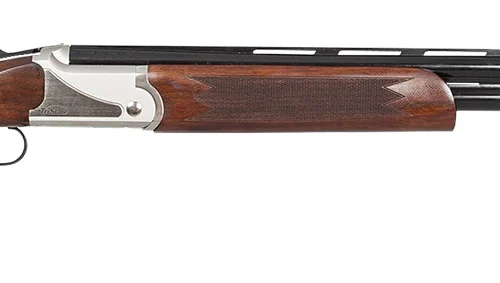 TriStar 98730 Upland Hunter Silver II 12 Gauge 3" 2rd 28" Over/Under Vent Rib Barrel, Fixed Walnut  Stock