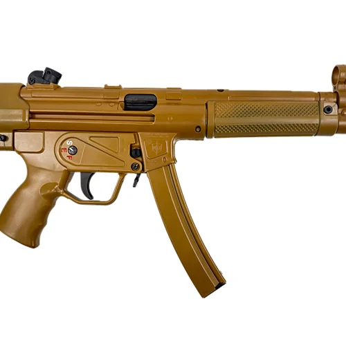 MAC 12750010 5  Exclusive Color 9mm Luger 30+1 8.90" Black Phosphate Steel Threaded Barrel, RAL 8000 Black Optic Cut Receiver/Frame, Black Grip, Ambidextrous