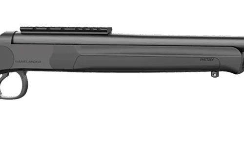Retay USA GML20BLK Gamelander  20 Gauge Single Shot 1rd Deep Bore Take Down Barrel, Picatinny Rail Receiver, Fixed Black Synthetic Stock