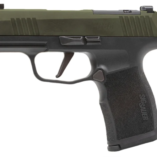 Sig Sauer 365X9GXR3P P365X  Micro Compact Frame 9mm Luger 12+1 3.10" Stainless Steel Optic Ready/Serrated Slide, Stainless Steel Frame w/Accessory Rail, RMSc Footprint