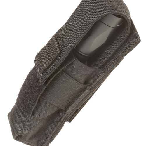 Tacshield T4001BK Suppressor/Light Pouch  Cordura 1000D Nylon Black