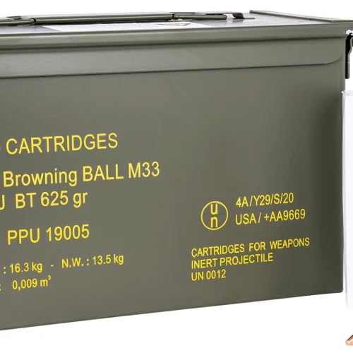PPU PPRM50M Rangemaster  50BMG 625gr Full Metal Jacket/ 120rds *Sold by Case *Includes Metal Can
