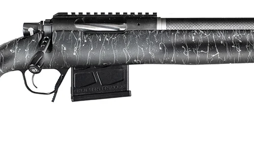 Christensen Arms CA10271H88281 BA Tactical Long Range 6.5 Creedmoor 4+1 16" Carbon Fiber Barrel, Black Nitride Finish, Black with Gray Webbing Stock