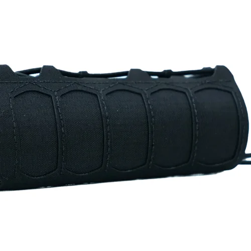 Cole-tac HG101 SD Handguard Wrap No Slots Black Squadron 6.5" Long