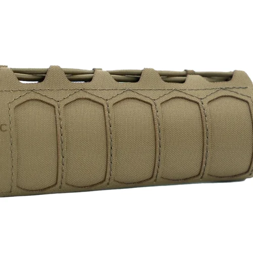 Cole-tac HG102 SD Handguard Wrap No Slots Coyote Brown Squadron 6.5" Long