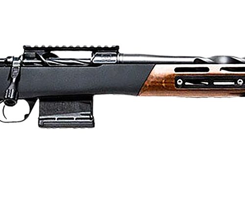Iota Outdoors RF030L221810F99 Venatic Max 22 Creedmoor 5+1 18"  Nano Flat Black Fluted Threaded Barrel, Black DLC Aluminum Receiver w/Picatinny Rail, Woox Furiosa Aluminum/Wood Stock, Right Hand