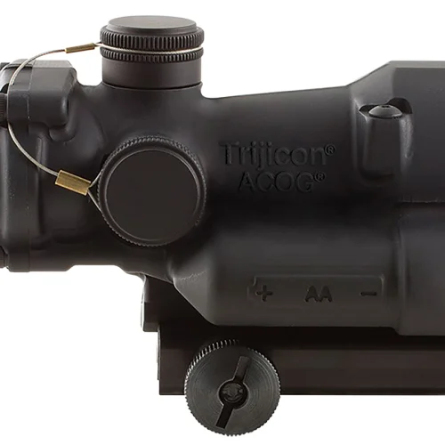 Trijicon 100394 ACOG  Matte Black 4x32mm LED Illuminated Red Horseshoe Dot 223/556 Reticle