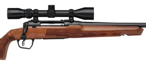 SAVAGE ARMS AXIS 2 XP HARDWOOD 7MM-08 REM 22IN 4RD BROWN BUSHNELL BANNER 3-9X40 32261