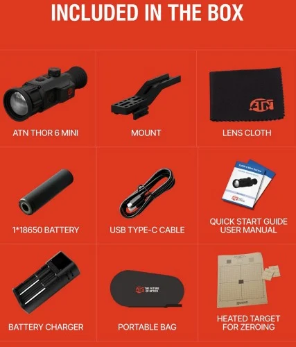 ATN ThOR 6 Mini 256 2-16x Thermal Scope
