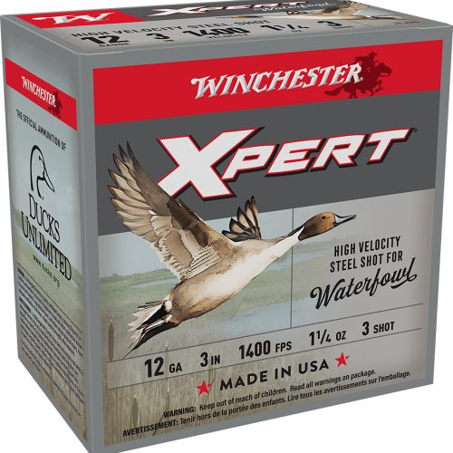 Winchester Ammo WEX123H3 Super X Xpert High Velocity 12Gauge 3" 1 1/4oz 3Shot 25 Per Box/10 Case