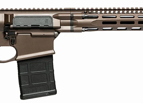 Daniel Defense 0215815060047 DD5 V4 Gen II 7.62x51mm NATO 18" 20+1 Mil-Spec Brown Cerakote Black 6 Position w/SoftTouch Overmolding Stock Black Polymer Grip