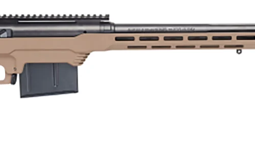 Savage Arms 57697 110 Precision 300 Win Mag 5+1 24", Matte Black Rec/Barrel, Flat Dark Earth Cerakote MDT LSS XL Chassis, Polymer Grip, Left Hand