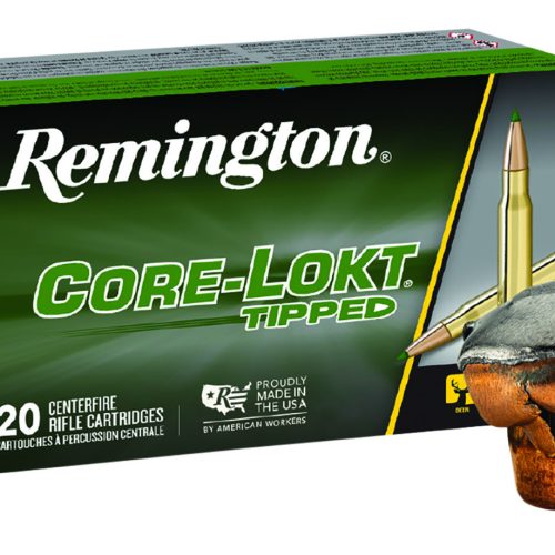 Remington Ammunition 29017 Core-Lokt Tipped  6.5Creedmoor 129gr Core-Lokt Tipped 20 Per Box/10 Case