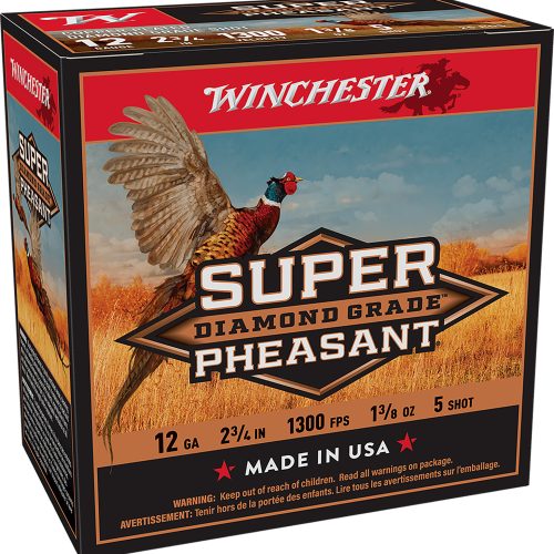 Winchester Ammo SPDG125 Super Pheasant Diamond Grade 12Gauge 2.75" 1 3/8oz 5Shot 25 Per Box/10 Case