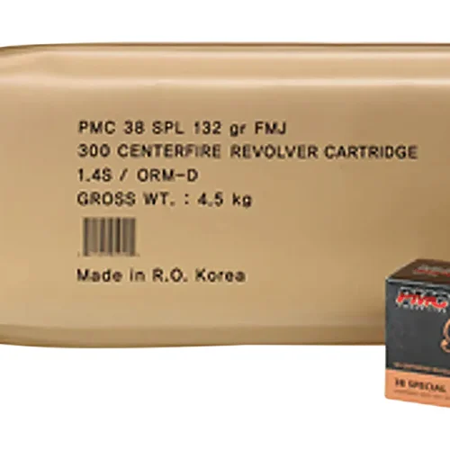 PMC 38GBP Bronze Battle Pack 38Special 132gr Full Metal Jacket 300 Per Box/3 Case