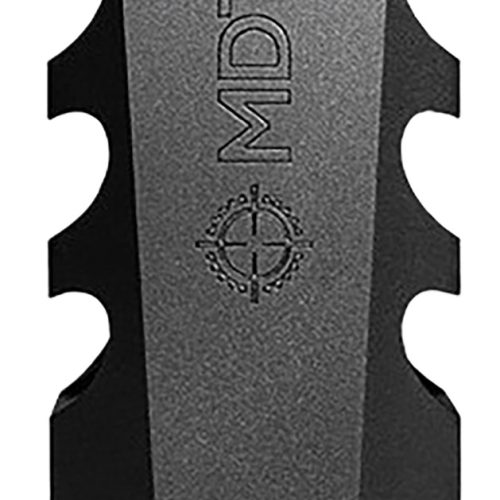 Mdt Sporting Goods Inc 103516BLK Elite Muzzle Brake  30 Cal (7.62mm), Black Steel, 3 Port, 5/8"-24 tpi