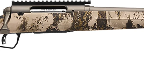 Savage Arms 32322 Axis 2 Pro 400 Legend 4+1 20" Gun Metal Bronze Cerakote Heavy Sporter Threaded Barrel & Picatinny Rail Carbon Steel Receiver, Fixed Western Camo Synthetic Stock, Right Hand