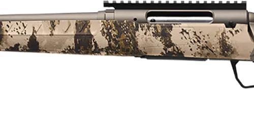 Savage Arms 32347 Axis 2 Pro Compact 7mm-08 Rem 4+1 20" Gun Metal Bronze Cerakote Heavy Sporter Threaded Barrel & Picatinny Rail Carbon Steel Receiver, Fixed Western Camo Synthetic Stock, Left Hand
