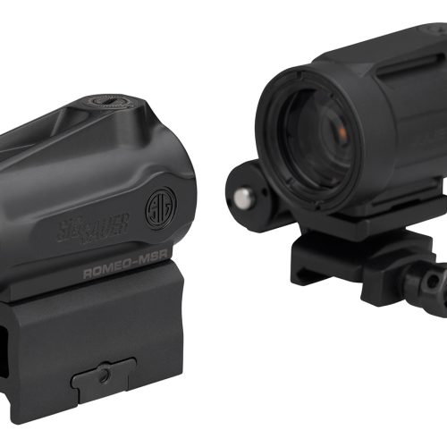 Sig Sauer Electro-Optics SORJMSR501 Romeo-MSR Gen II w/Juliet5 Micro Magnifier Black 1x20mm/5x42mm, 2 MOA Red Dot and Magnifier