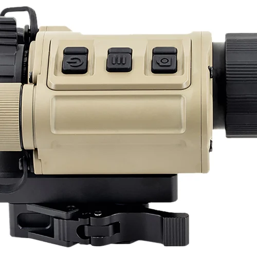 InfiRay Outdoor RH25V2 RICO Micro V2 640 Thermal Weapon Sight Tan 1x25mm Multiple Reticle 640x480, 12 Microns, 60Hz Resolution, Zoom 1x/2x/4x