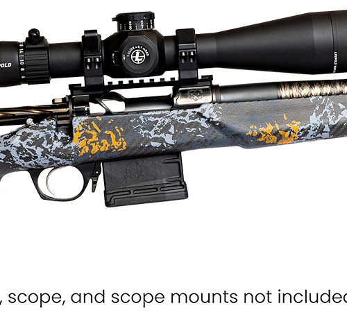 Horizon Firearms RF010A221814C18 Venatic Carbon 22 Creedmoor 18" Fluted Threaded Barrel, Drilled & Tapped Receiver, Arca Rail Forend, Iota EKO Carbon Fiber Stock