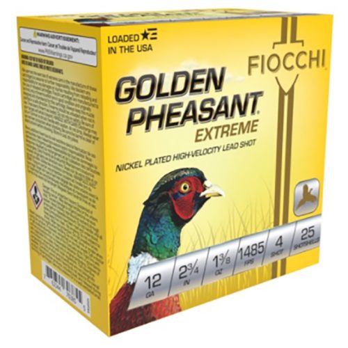 Golden Pheasant 12ga 2 3/4" 1 3/8oz #4