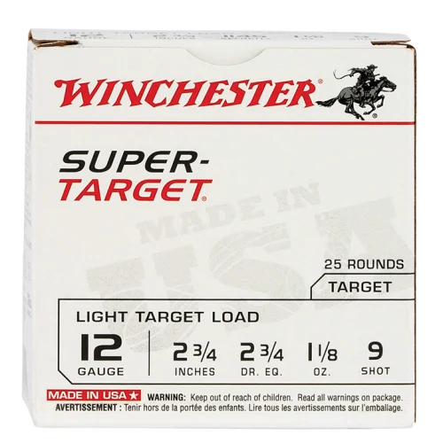 USA SupTrgt 12Ga 2.75" 1-1/8oz 2.75dr #9