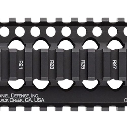 Daniel Defense 0100510001 Omega Rail  7" Carbine Length Style Made of  Aluminum with Black Anodized Finish & Picatinny Rail for AR-15