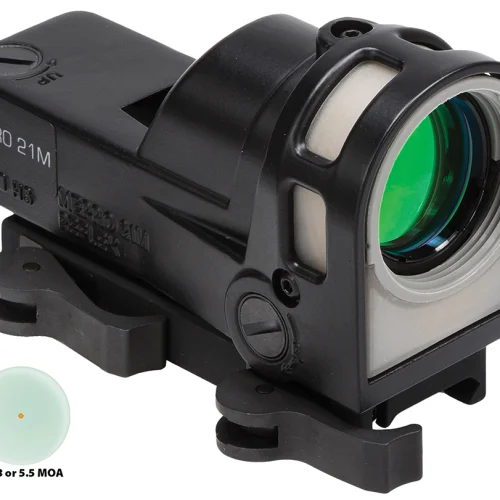 Meprolight USA 626210 M21  Black 1x 30 mm 4.3 MOA Red Dot
