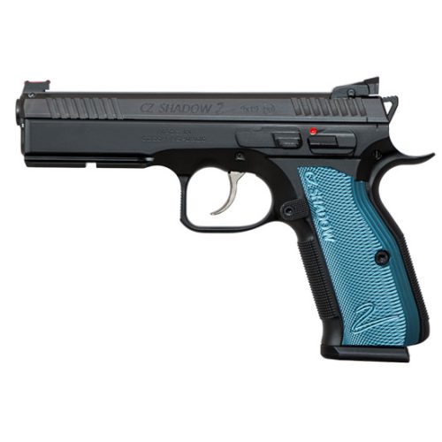 CZ SHADOW 2 BLACK & BLUE 9MM 4.89 AS 3 17RD
