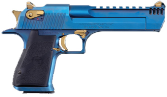 MR DESERT EAGLE 50AE 6 CARBO BLUE W/GOLD