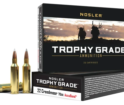 NOS AMMO TROPHY GRADE 22CREED 70GR AB 20/10