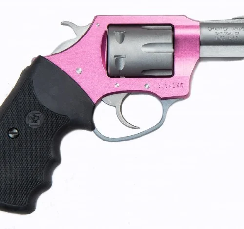 CHARTER ARMS THE PINK LADY .22 LR ALUMINUM 8 SHOT 2IN FIXED STANDARD PINK STAINLESS STEEL 52230