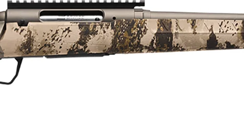 Savage Arms 32343 Axis 2 Pro Compact 400 Legend 4+1 20" Gun Metal Bronze Cerakote Heavy Sporter Threaded Barrel & Picatinny Rail Carbon Steel Receiver, Fixed Western Camo Synthetic Stock, Right Hand