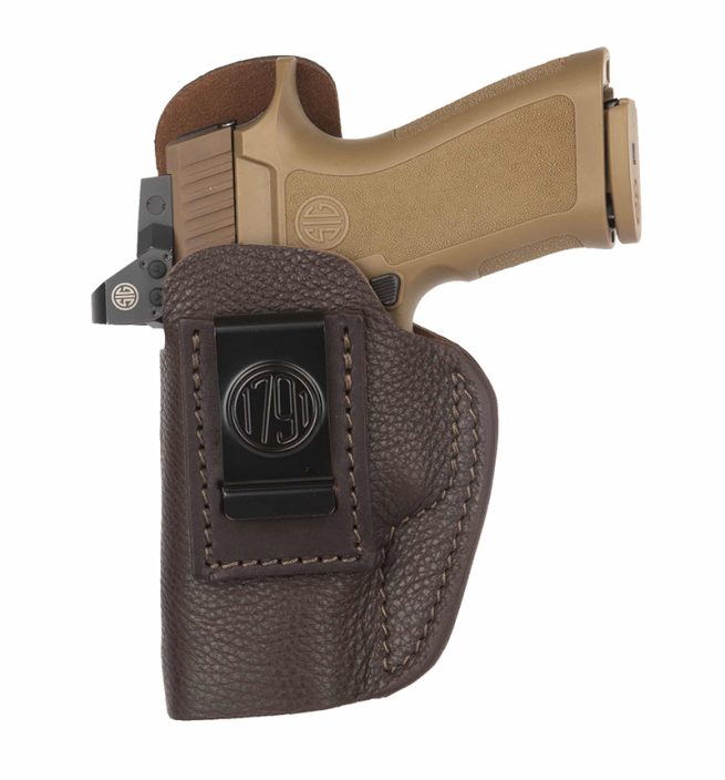Fair Chase Deer Skin IWB Holster Size 5 Brown LH