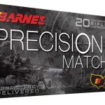 Barnes Bullets 30819 Precision Match  6.5PRC 145gr Open Tip Match Boat Tail 20 Per Box/10 Case