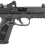 FN 66100846 509 Tactical 9mm Luger 10+1 4.50" Threaded Barrel, Matte Black Polymer Frame w/Mounting Rail, Optic Cut Matte Black Stainless Slide, No Manual Safety, Includes Viper Red Dot