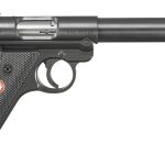 Ruger 40178 Mark IV Target Sports South Exclusive 22 LR 10+1 5.50" Blued Steel/Threaded/Bull Barrel, Blued Steel Slide & Aluminum Frame, Black Checkered Polymer Grips