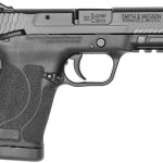 Smith & Wesson 13458 M&P Shield EZ 30 Super Carry 10+1 3.67" Barrel,  Black Polymer Frame With Picatinny Acc. Rail, Armornite Stainless Steel Slide, Manual Safety